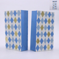 6PK BLUE PLAID PARTY BAGS