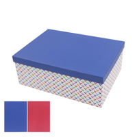 S/18 COLOURFUL GEOMETRIC GIFT BOX