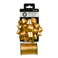 10CM COPPER BOW W/10M CURLING RIBBON