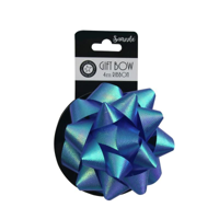 10CM COBALT BLUE BOW W/2CMX4M RIBBON