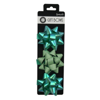 7.5CM 3PK PARAKEET GREEN BOWS