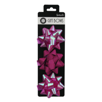 7.5CM 3PK FUSCHIA BOWS