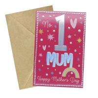 SWY NUMBER ONE MUM CARD