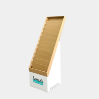 36 POCKET WHITE CARDBOARD CARD DISPALY STAND