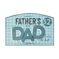 SWY FATHERS DAY CARD HEADER FOR 36 POCKET STAND