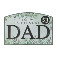 SOP FATHERS DAY CARD HEADER FOR 36 POCKET STAND