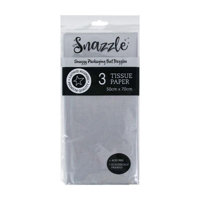 Metallic Silver Tissue Wrap