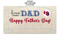 SOP FATHERS DAY CARD HEADER FOR 48 POCKET STAND