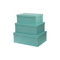 S/18 GIFT BOX-TEAL BLUE