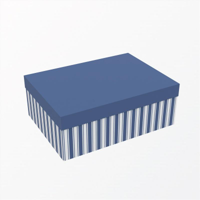 S/18 GIFT BOX-STRIPE BLUE