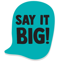 SAY IT BIG JUMBO CARD