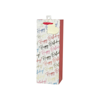 HAPPY B'DAY BOTTLE BAG 13X36X12CM