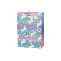 XL UNICORN GIFT BAG 30X42X12CM