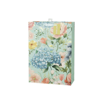 XL FLORAL GIFT BAG 30X42X12CM