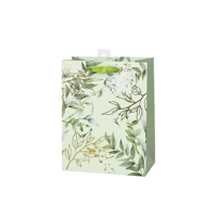 MED FLORAL GIFT BAG 18X23X10CM