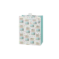 MED B'DAY CAKE GIFT BAG 18X23X10CM