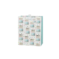 LRG B'DAY CAKE GIFT BAG 26X32X12CM