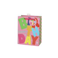 MED HAPPY B'DAY GIFT BAG 18X23X10CM