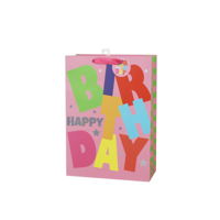 XL HAPPY B'DAY GIFT BAG 30X42X12CM