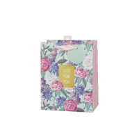 MED JUST FOR YOU FLORAL GIFT BAG 18X23X10CM