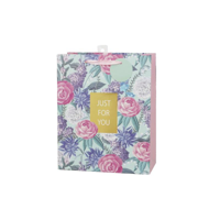 LRG JUST FOR YOU FLORAL GIFT BAG 26X32X12CM