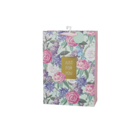 XL JUST FOR YOU FLORAL GIFT BAG 30X42X12CM