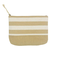 BEACH ESSENTIALS POUCH NATURAL/BEIGE 28X21CM