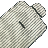 BEACH MAT BLACK/WHITE 71X180CM