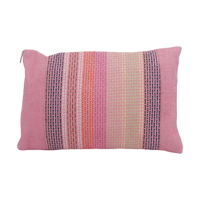 BEACH CUSHION PINK 45X27CM