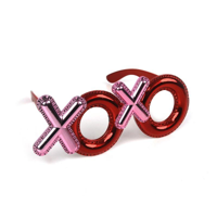 METALLIC XOXO GLASSES