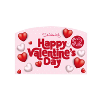 SWY VALENTINE'S DAY CARD HEADER FOR 36 POCKET STAND