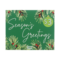 $3 SOP CHRISTMAS SPINNER SIGNAGE