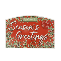 SWY CHRISTMAS CARD HEADER FOR 36 POCKET STAND