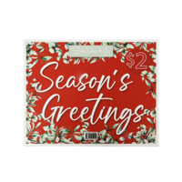 $2 SWY CHRISTMAS SPINNER SIGNAGE