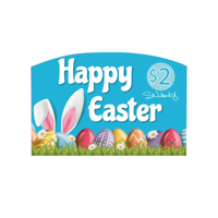 SWY EASTER CARD HEADER FOR 36 POCKET STAND