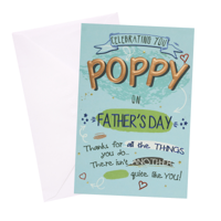 SOP FATHERS DAY POPPY