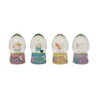 4A 4X7CM EASTER SNOWGLOBES IN PDQ