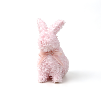 16X12X22CM HYDRANGEA FLOWER BUNNY