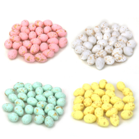 4A 30PK 3.5CM EASTER EGGS MINT, PINK, IVORY, YELLOW