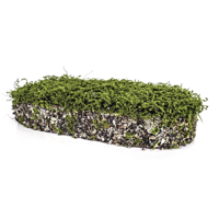 70X28X10CM  FAUX LOG W/FAUX MOSS