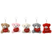 5A 12CM VALENTINE BEAR W/KEYRING