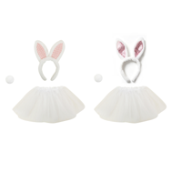 2A 3PC BUNNY DRESS UPS