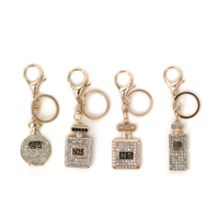 4A KEYCHAINS W/PERFUME BOTTLES