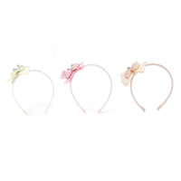 3A GIRLS EASTER HEADBAND PINK,APRICOT, YELLOW