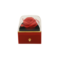 RED ROSE JEWELLRY HOLDER GIFT BOX