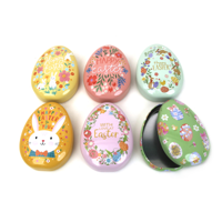 6A METAL EGG TINS 15X10.5X3CM