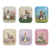 6A METAL EASTER TRAYS 20.5X16.5CM