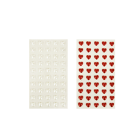 2A VALENTINE HEART STICKERS