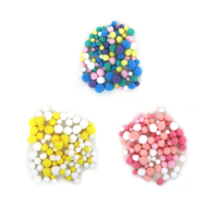 3A 100PK POMPOMS