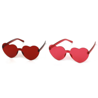 2A VALENTINE HEART GLASSES